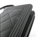 Chanel Line Chain Shoulder Bag Black — view 4