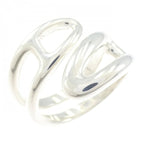 Hermes Chaine D'ancre Punk Ring
