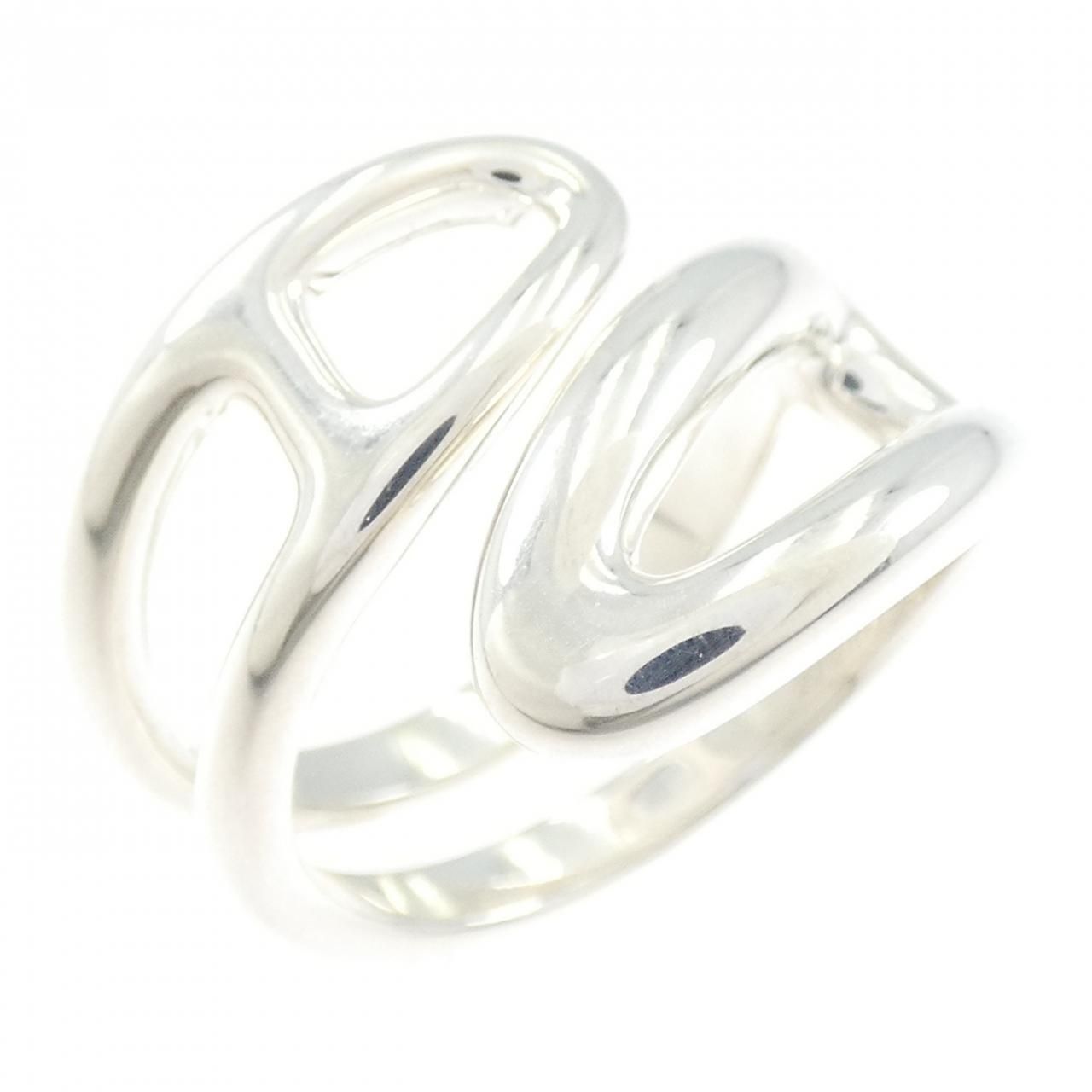 Hermes Chaine D'ancre Punk Ring