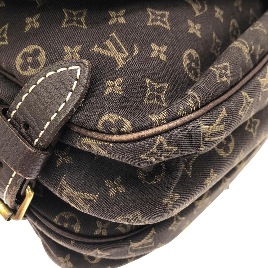 Louis Vuitton Monogram Mini Lin Saumur 30 cm — view 3