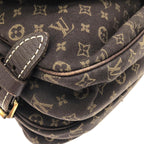 Louis Vuitton Monogram Mini Lin Saumur 30 cm — view 3