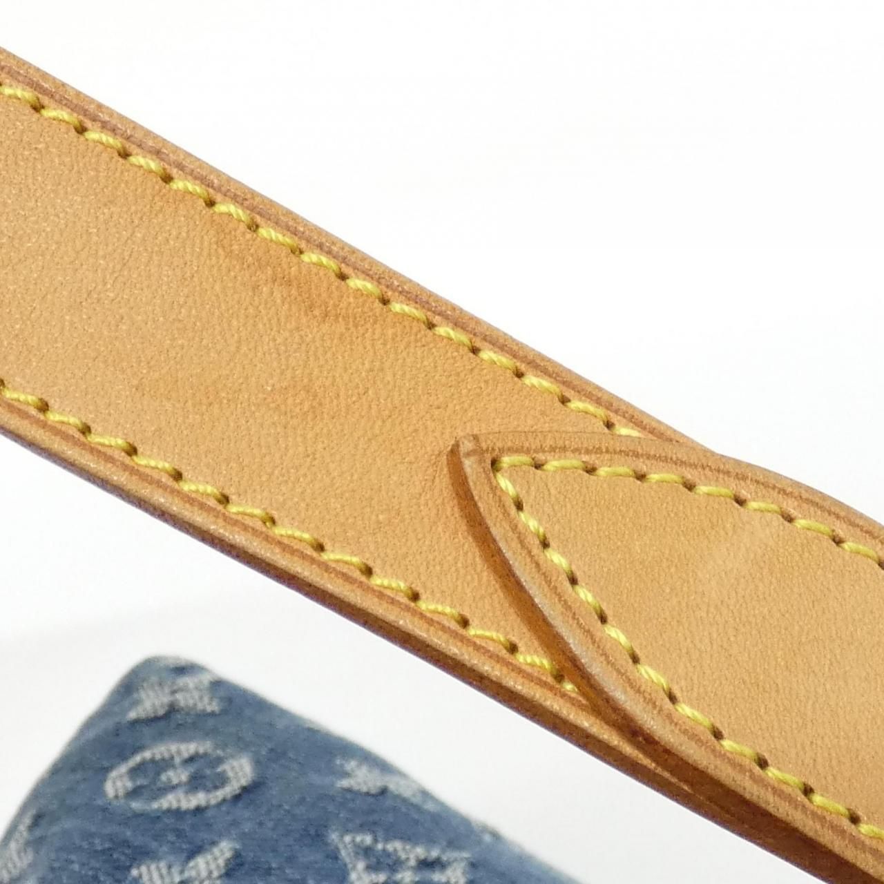 Louis Vuitton Monogram Denim Baggy GM Shoulder Bag — view 9