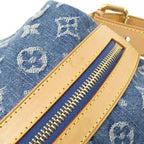 Louis Vuitton Monogram Denim Baggy GM Shoulder Bag — view 5
