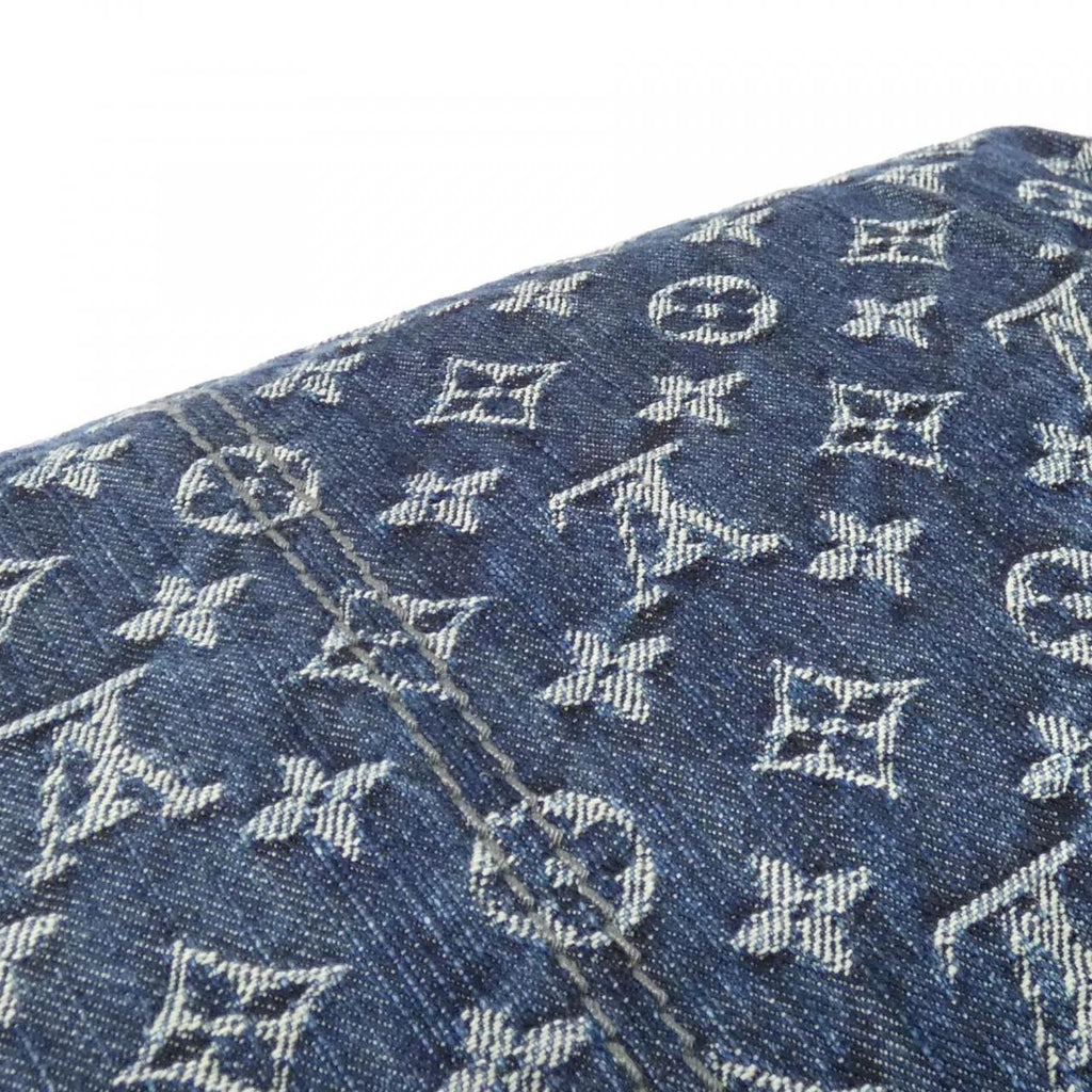 Louis Vuitton Monogram Denim Daily GM Shoulder Bag — view 6