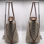 Louis Vuitton Damier Azur Neverfull MM Tote Price Negotiation Welcome — view 3