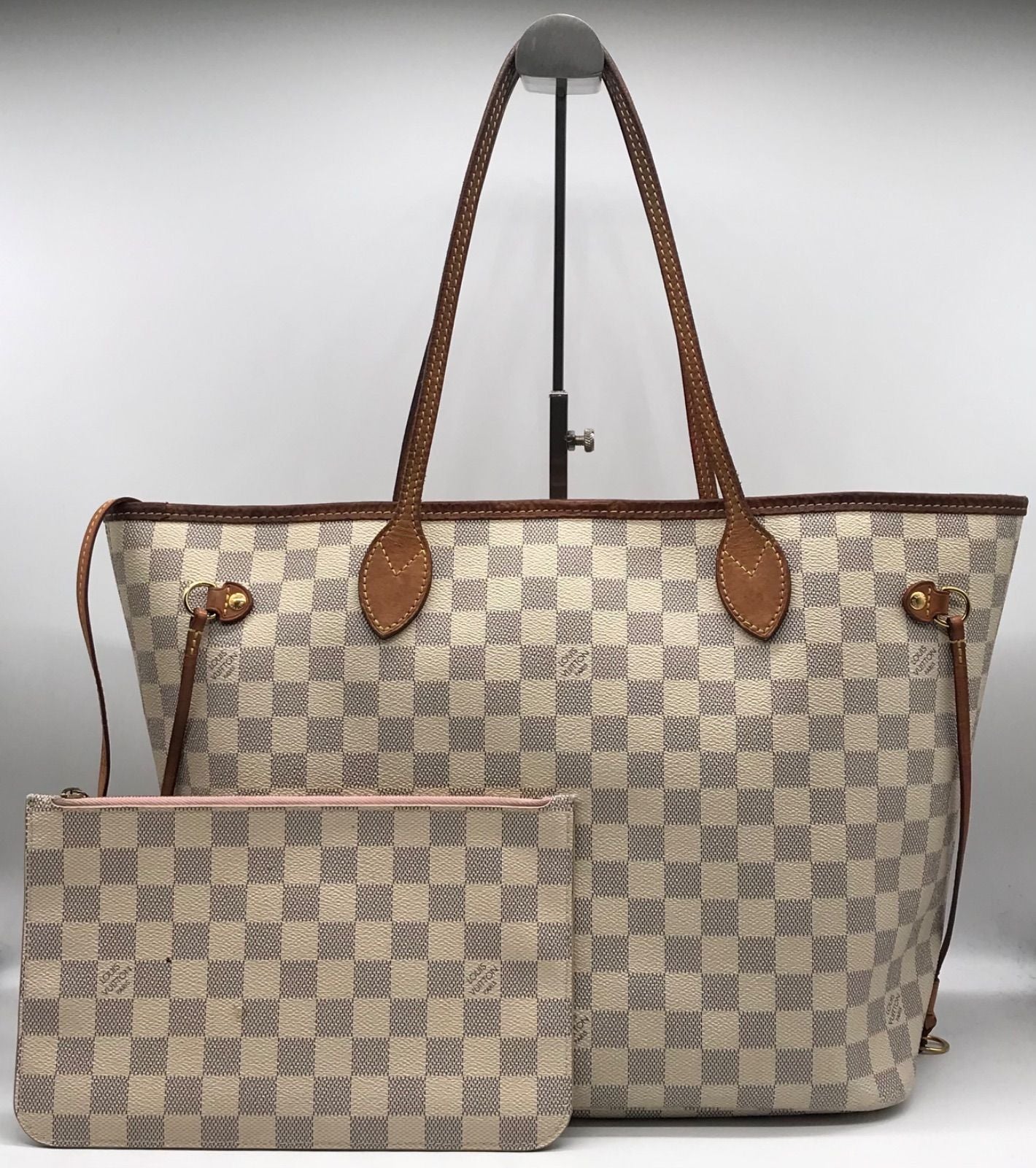 Louis Vuitton Damier Azur Neverfull MM Tote Price Negotiation Welcome