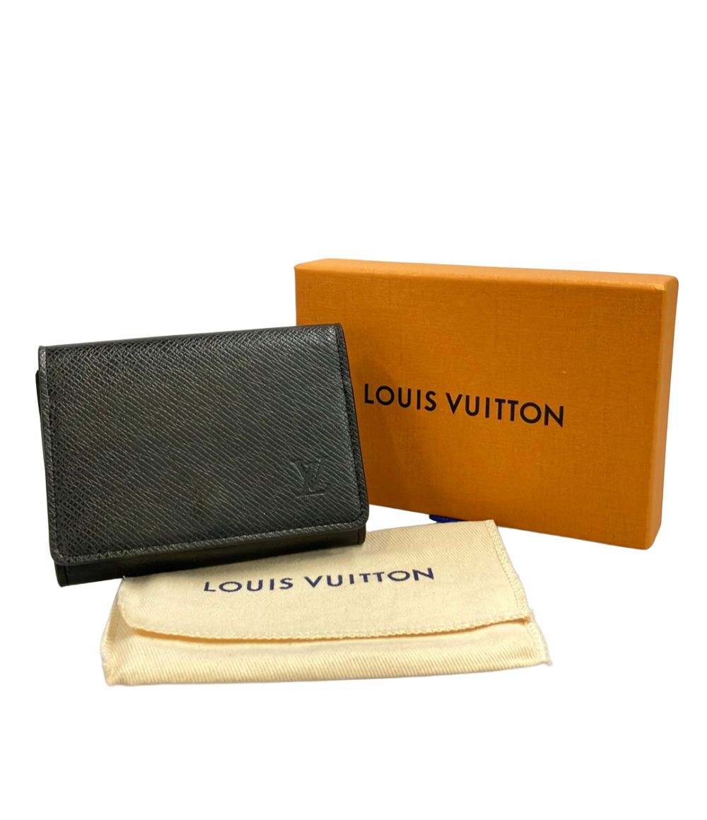 Louis Vuitton Card Case Business Holder Envelope Carte de Visite NM Taiga — view 8
