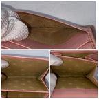 Chanel Wallet Trifold Caviar Leather Coco Button CC Logo Pink — view 8