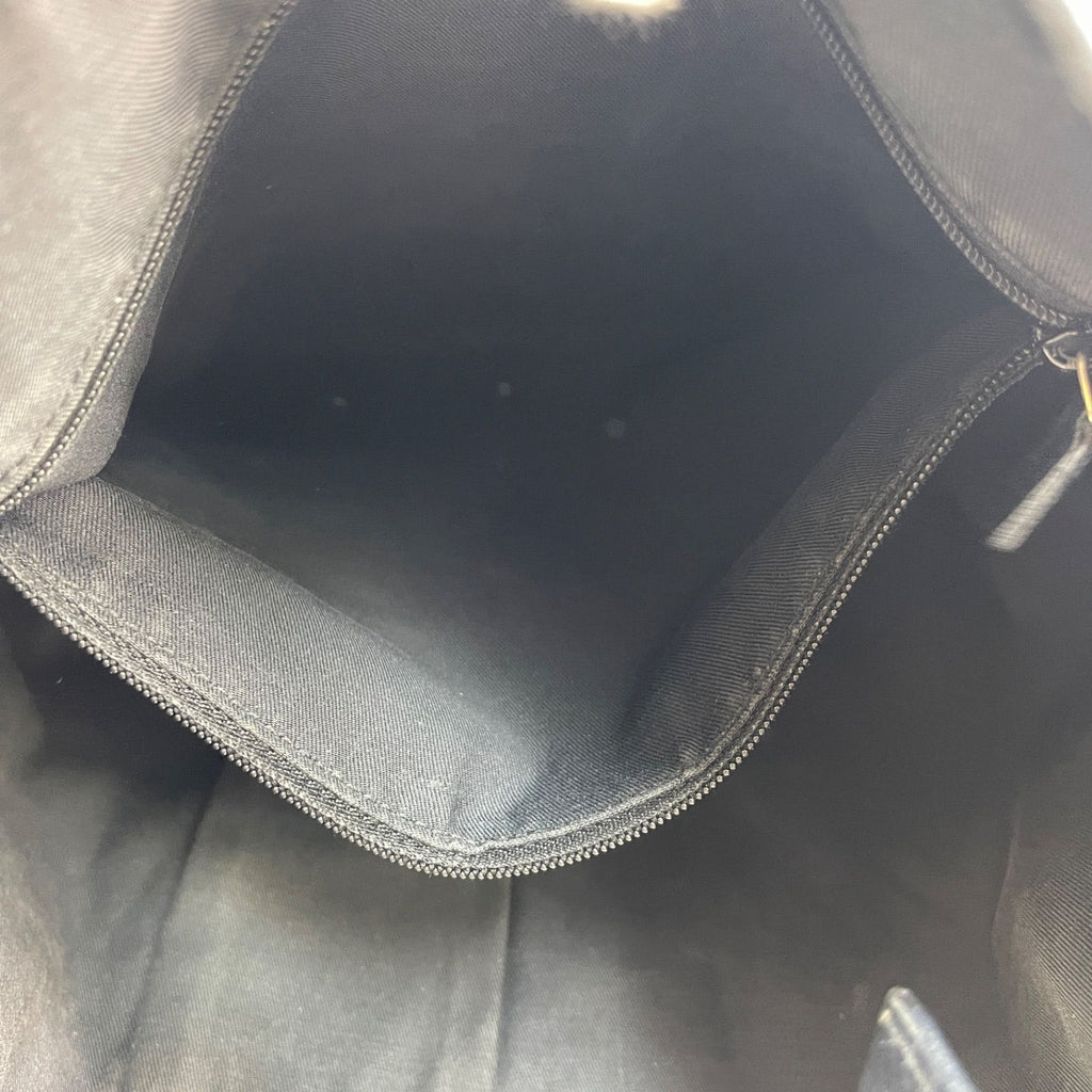 Gucci Abbey Shoulder Bag GG Canvas Black — view 6