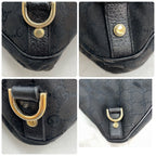 Gucci Abbey Shoulder Bag GG Canvas Black — view 8