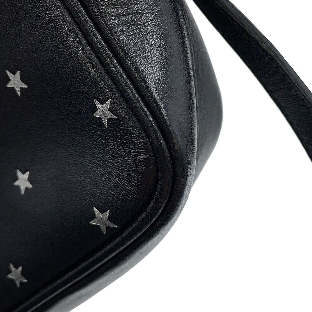 Saint Laurent Paris Shoulder Bag Star le Leather Black — view 7