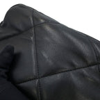 Chanel Chain Shoulder Bag 19 CC Logo Shiny Lambskin Black — view 7