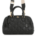 Gucci GG Matelasse Leather 2-Way Shoulder Bag Black