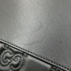 Gucci GG Matelasse Leather 2-Way Shoulder Bag Black — view 8