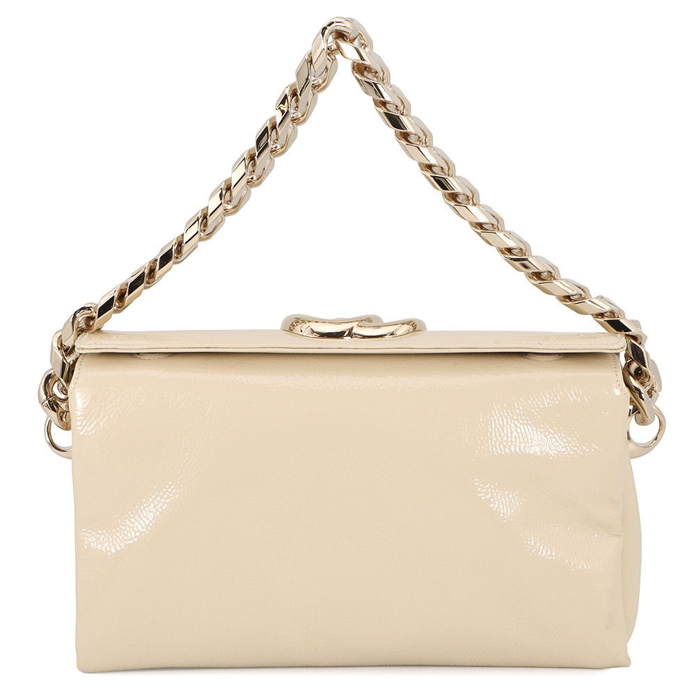 Gucci Shoulder Bag Double Chain Bag Patent Enamel
