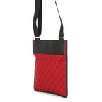 Gucci Shoulder Bag GG Canvas Leather Black — view 2