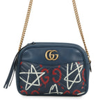 Gucci Shoulder Bag GG Marmont Ghost Quilted