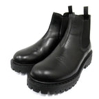 Prada Leather Chelsea Boots Shoes Side Gore 5.5 Black — view 3
