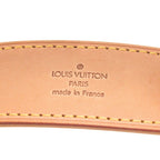 Louis Vuitton Shoulder Strap Leather Gold Beige — view 7