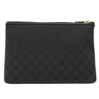 Celine Macadam Pattern Pouch Case Canvas Vintage Black — view 2