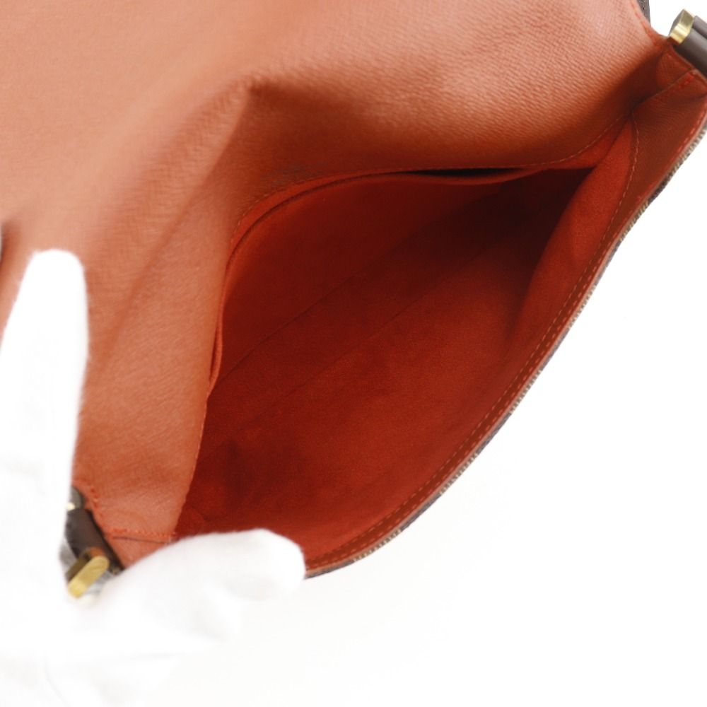 Louis Vuitton Musette Tango Short Damier Canvas Brown Shoulder Bag — view 6