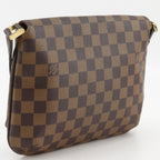 Louis Vuitton Musette Tango Short Damier Canvas Brown Shoulder Bag — view 3