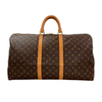 Louis Vuitton Keepall 55 Boston Bag Monogram Canvas