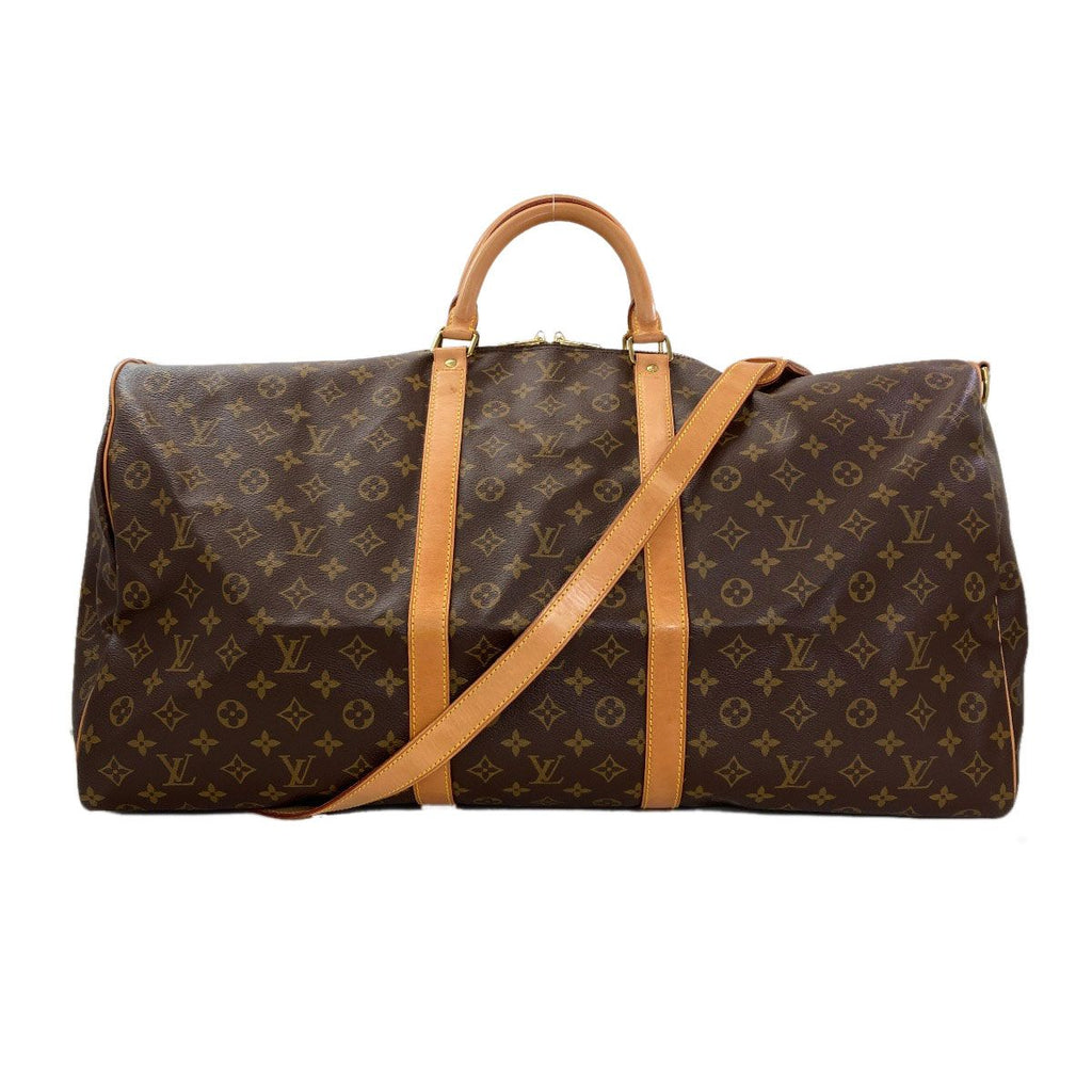 Louis Vuitton Keepall 60 Bandouliere Boston Bag Monogram Canvas