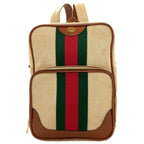 Gucci Sherry Line Backpack Canvas
