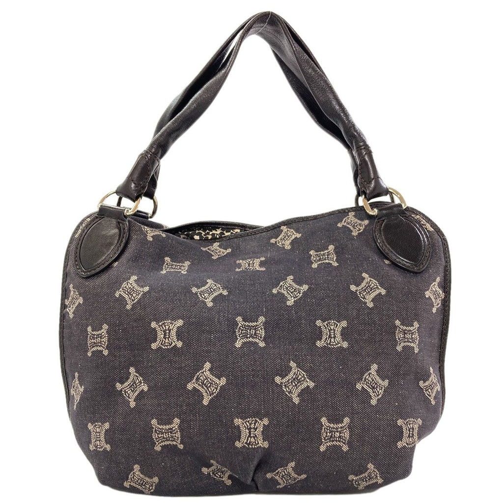Celine Macadam Handbag Denim — view 2