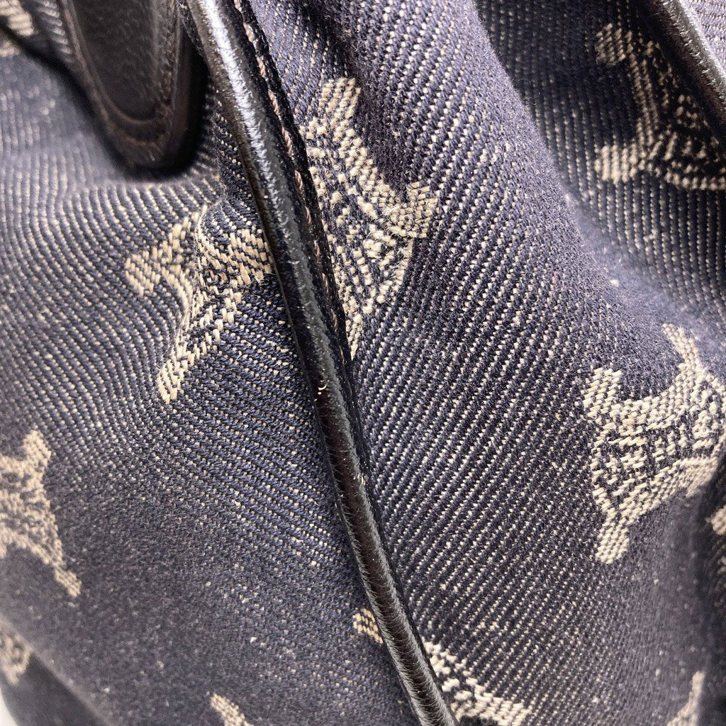 Celine Macadam Handbag Denim — view 9