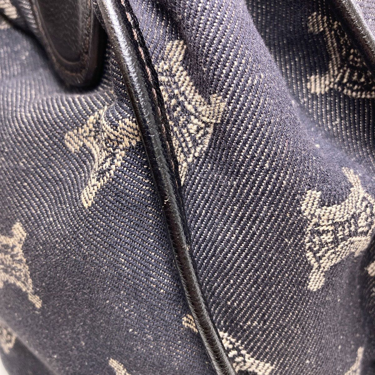 Celine Macadam Handbag Denim — view 9