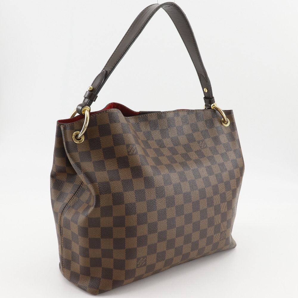 Louis Vuitton Gray Souffle PM Damier Canvas Brown Shoulder Bag — view 3