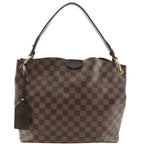 Louis Vuitton Gray Souffle PM Damier Canvas Brown Shoulder Bag