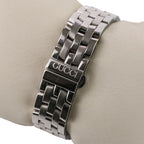 Gucci Battery Replaced Quartz Watch Silver Sunray Dial SS — view 9