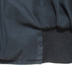 Hermes Silk Twill Scarf Pattern Reversible Zip Up Padded Bomber Jacket 54 Black — view 8