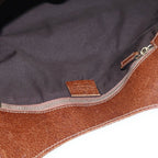 Gucci Bamb GG Canvas Tote Brown Beige Leather Gold — view 4