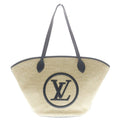 Louis Vuitton Saint Jacques Knit Raffia Noir Beige Tote