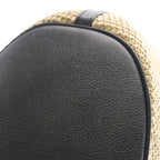 Louis Vuitton Saint Jacques Knit Raffia Noir Beige Tote — view 5