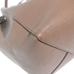 Celine Cabas Phantom Tote Gray Brown Leather Gold — view 5
