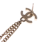 Chanel CC Star Rhinestone CC Logo Earrings Gold — view 5