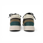 Chanel Sneakers Shoes Mesh Suede Leather Brown Green CC Logo — view 5