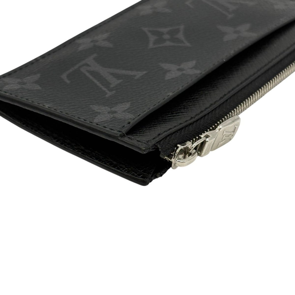Louis Vuitton LV Coin Card Holder IC Taiga Leather Monogram Eclipse Canvas Case — view 7