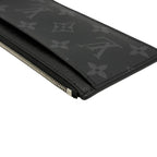 Louis Vuitton LV Coin Card Holder IC Taiga Leather Monogram Eclipse Canvas Case — view 8