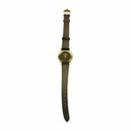 Gucci L Watch Quartz Black Dial Leather Gold — view 4