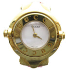 Gucci Watch Turn Face Case Only Quartz White Dial Gold