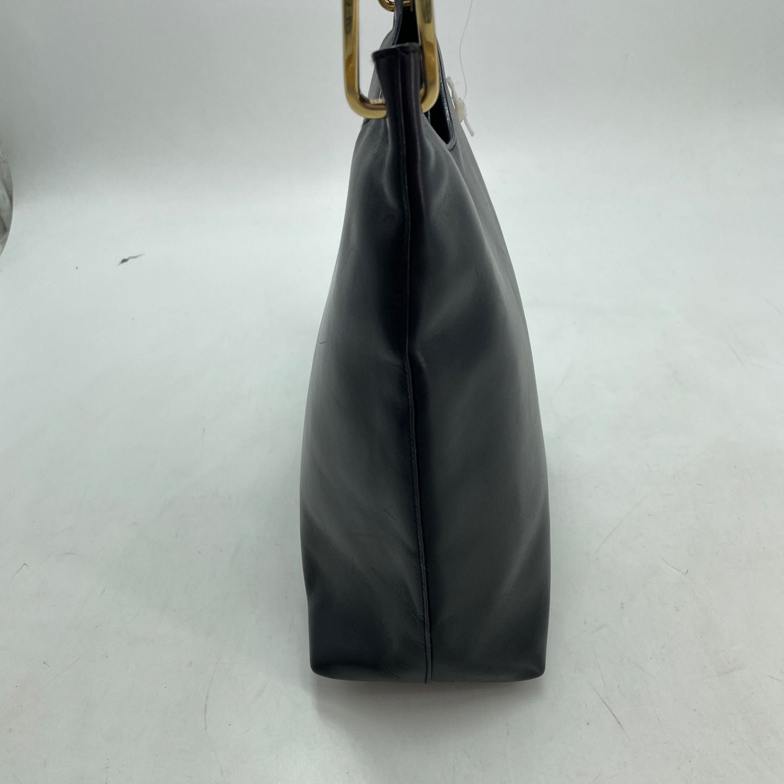 Gucci Handbag Shoulder Bamboo Leather Black Business — view 7
