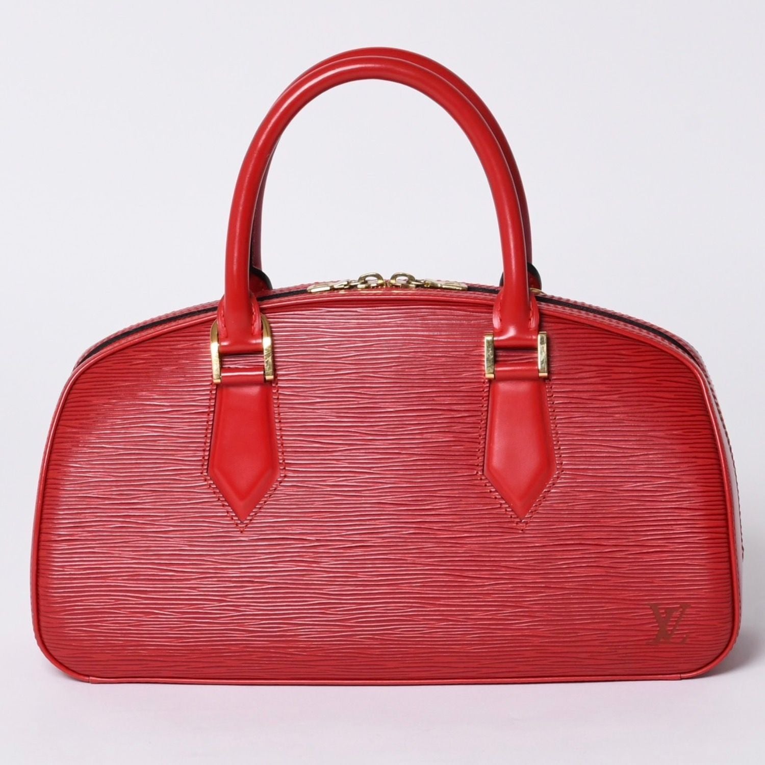 Louis Vuitton Epi Jasmine Handbag Red Gold