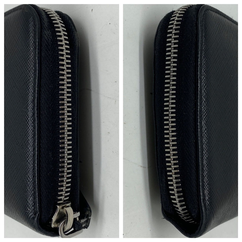 Prada Round Wallet Saffiano Black — view 5