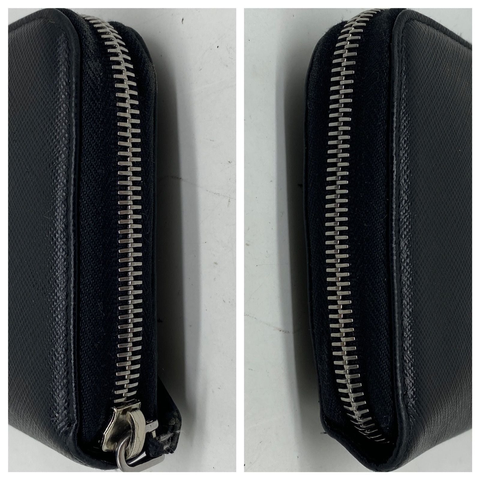 Prada Round Wallet Saffiano Black — view 5